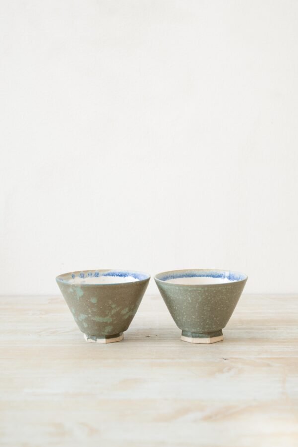 Tasse Évasée Vert Bleu